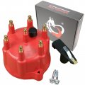Aip Electronics Dragon Fire Performance Brass Terminal Ignition Distributor Cap And Rotor Set Compatible With 1992-2003 Dodge 3