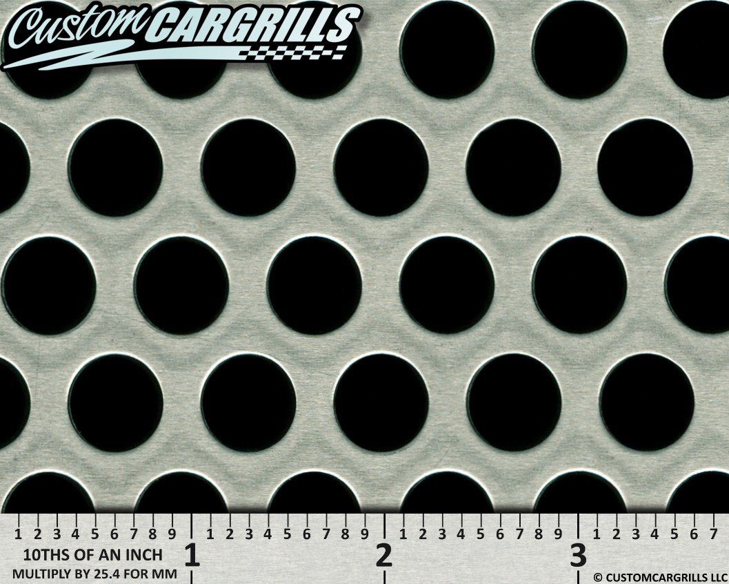 Ccg 6 X36 Perforated Xxl Grill Mesh Sheet Silver