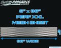 Ccg 6 X36 Perforated Xxl Grill Mesh Sheet Silver