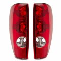 Ransoto Rear Brake Tail Lights Assembly W Lens Housing For 2004-2012 Chevy Colorado Gmc Canyon Replaces Gm2800164 19417444 