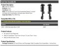 Front Strut And Coil Spring Assembly Set Of 2 For 2003-2005 Mercedes-benz C240 Awd