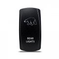 Ch4x4 Rocker Switch Bear Lights Symbol 2 Red Led