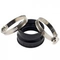 Secosautoparts Carburetor Boot Flange W Clamps Compatible With Can-am Bombardier Ds 650 2000-2007