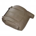 Secosautoparts Driver And Passenger Side Top Lean Back Replacement Leather Seat Covers Med Tan Compatible With Chevy Silverado