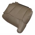 Secosautoparts Driver And Passenger Side Top Lean Back Replacement Leather Seat Covers Med Tan Compatible With Chevy Silverado