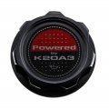 Vms Racing Black Oil Cap With Powered By K20a3 Emblem In Cnc Machined Billet Aluminum Compatible Honda Civic Si Sir 2 0 Ivtec