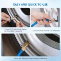 4x Tire Inflator Chuck With Clamp Adapter Nozzle Valve Threads
