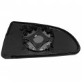 Ocpty Left Driver Side Exterior Mirror Glass View Fit For 2005-2010 Chevrolet Cobalt W O Heated Chrome Flat Outside Replacement
