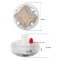 Usonline911 4 Pack Solar Powered Car Wheel Tyre Valve Caps Light Auto Flash Led Hub Tire Cap