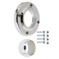 Floor Mount Chrome Steering Column Replacement For 2 Columns Swivel Sbc Bbc 350 Universal 