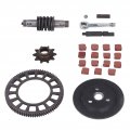 Acouto Clutch Shaft Gear Kit For 66cc 80cc Motorized Bicycle Metal Alloy Drive Chain Lever Rod Ball Push Set Replacement