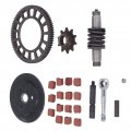 Acouto Clutch Shaft Gear Kit For 66cc 80cc Motorized Bicycle Metal Alloy Drive Chain Lever Rod Ball Push Set Replacement