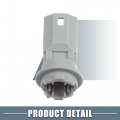 A Absopro License Plate And Marker Light Bulb Socket Connector 90075-99011 For Toyota Rav4 2016-2018 Plastic Gray