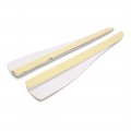 Uxcell 2pcs White Car Side Door Edge Guard Protector Strip Anti Scratch Protection