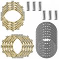 Caltric Clutch Friction Steel Plates And Springs Compatible With Yamaha Fz09 Fj09 2014 2015 2016