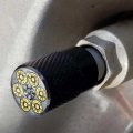 Tricktoppers Vivid Black Anodized Billet Aluminum Tire Wheel Valve Stem Dt Caps For Cars Trucks Trailers Suv S Rv S Motorcycles
