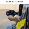 Sautvs Adjustable Convex Center Rearview Mirror And Folding Side Rear View Mirrors Kit For Can-am Maverick Trail Sport