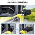 Sautvs Adjustable Convex Center Rearview Mirror And Folding Side Rear View Mirrors Kit For Can-am Maverick Trail Sport