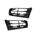 Grille Assembly Pair For Mitsubishi Galant 2002 2003 Driver And Passenger Side Black Shell Insert Plastic Replacement Mr633648 