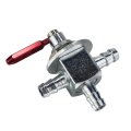 Universal Two Way 1 4 In Fuel Shut Off Valve For Ztr Zero Turn Lawn Mower Husqvarna 539102679 Steel Low Pressure Dual Tank 