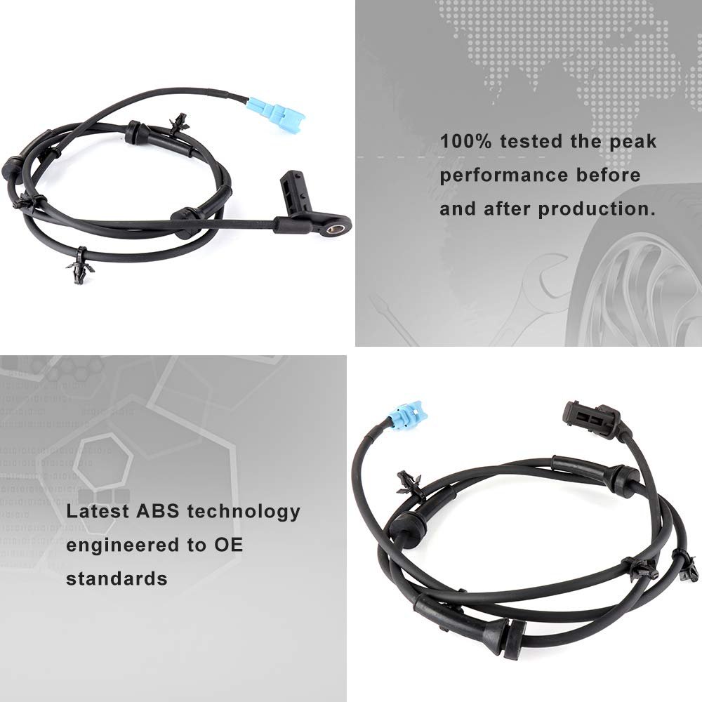Abs Sensor Rear Left Wheel Speed Fit For 2004 2005 2006 2007 2008 Nissan Maxima Als348 Pack Of 1