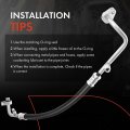 A-premium A C Suction Line Hose Assembly Compatible With Toyota Rav4 2004 2005 L4 2 4l Compressor To Evap