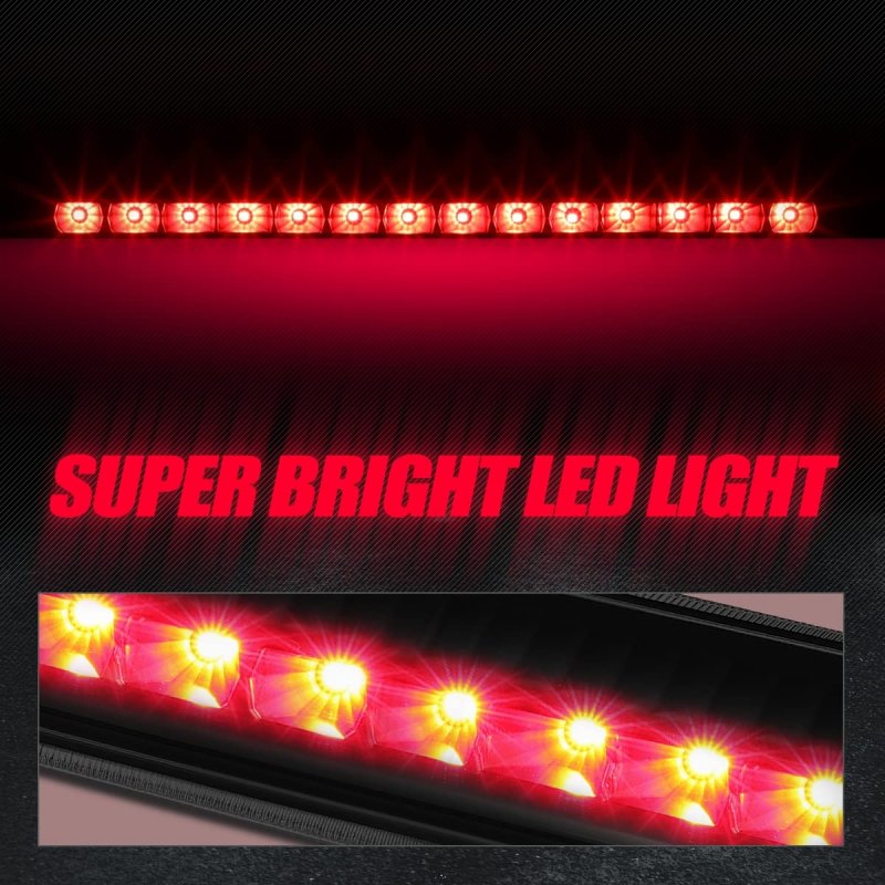 Led Third Brake Light For 1998 To 2007 Toyota Land Cruiser High Mount Stop Rear Center Lamp With Smoked Tinted Housing
