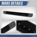 Full Led Rear Center High Mount Stop Lamp Third Brake Light Compatible With Toyota Land Cruiser 98-07 Without Spoiler Black