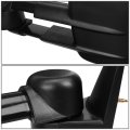 Left Side Black Power Telescoping Arm Foldable Rear View Towing Mirror Compatible With C K Pickup C10 Gmt400 88-02