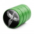 Pheasant Illustration Valve Stem Caps For Tire Rim Wheel Aluminum Green