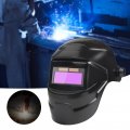 Tainrunse Welding Glasses Durable Auto Darkening Helmet Grinding Hood Eye Protection Protective Black