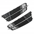 Car Front Fog Light Grilla Pair Bumper Grille Cover 4g0807681an Replacement For A6 C7 2014 2018 Automotive Exterior