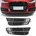 Car Front Fog Light Grilla Pair Bumper Grille Cover 4g0807681an Replacement For A6 C7 2014 2018 Automotive Exterior