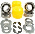 Hd Switch Front Wheel Bearings Kit Fits John Deere L100 L105 L108 L110 L120 L130 Bushing To Bearing Conversion Premium Quality 