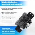 Uxcell No 55362102ab Rear Trunk Latch Lock Actuator For Dodge Durango 3 7l 4 5 2004-2005 Tailgate Door Motor Lid 2 Pin