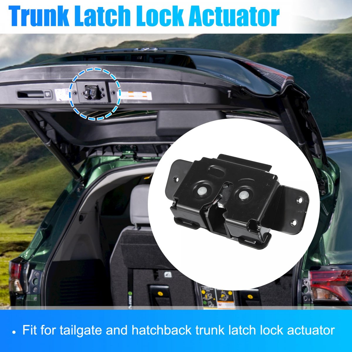 No 55362102ab Rear Trunk Latch Lock Actuator For Dodge Durango 3 7l 4 5 2004-2005 Tailgate Door Motor Lid 2 Pin