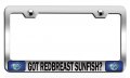 Got Redbreast Sunfish Fishing Chrome Metal License Plate Frame Tag Holder P77 
