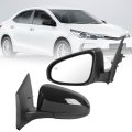 Left Driver Side Mirror For Toyota Corolla 2014 2019 Black Heated Power Glass Manual Folding 5 Pin Replaces 8794002f30 
