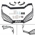Topteng Motorcycle Front Headlight Grille Cover Headlamp Protector Guard Light Fits For Cfmoto 800mt 2021-2022