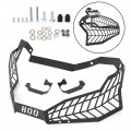 Topteng Motorcycle Front Headlight Grille Cover Headlamp Protector Guard Light Fits For Cfmoto 800mt 2021-2022