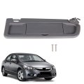 Front Right Dark Gray Sun Visor For Civic 2006 2007 2008 Plastic And Cloth Replacement Part Number 83230-sna-a01za 