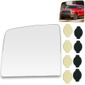 Towing Mirror Glass For Toyota Sequoia 2008 2017 And Tundra 2007 Left Side Upper Flat Manual Adjustment Non Heated 19 5 By 17 