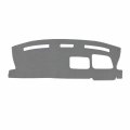 Carpet Dash Cover For Chevy Express Van 2017-2022 Dashboard Mat Open Trays Gray 