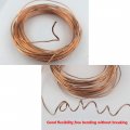 Uxcell Refrigeration Tubing 9 64 Od X 7 Id 6 5 Ft Soft Coil Copper