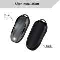Tesla Key Fob Cover With Keychain Soft Tpu Protection Case For Model 3 Y Black Protective Shell Car Keys