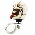 Abfer Suicide Turning Knob Car Power Steering Wheel Spinner Ball Skull Shape Fit Most Vehicles Trucks Boats