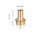 Uxcell Brass Hose Barb Fitting Connector 16mm X G3 4 Male Pipe Adapter 2pcs