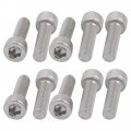 Uxcell M6x20mm 0 75mm Pitch 304 Stainless Steel Hex Socket Head Cap Screws Bolts 10pcs