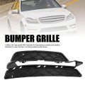 Bumper Grille Enhanced Stability Drl Daytime Running Light Grill Cover Replacement For C Class W204 Amg Line 2011 To 2014 Left