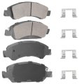 Front Semi-metallic Brakes Pads Set Fit For Chevy Silverado 1500 For Gmc Sierra 2005-2018 Cadillac Escalade 2007-2020 Avalanche 